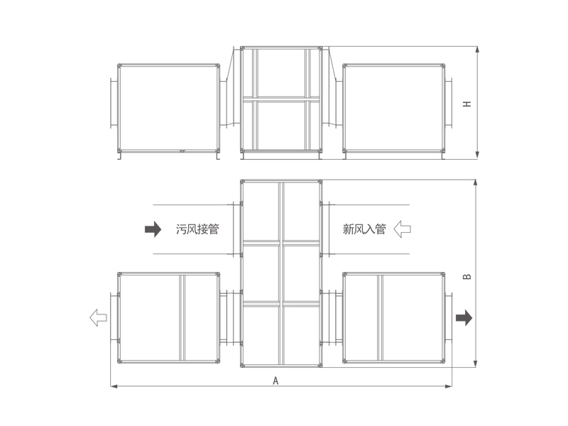 菏泽大型组合式全热交换器